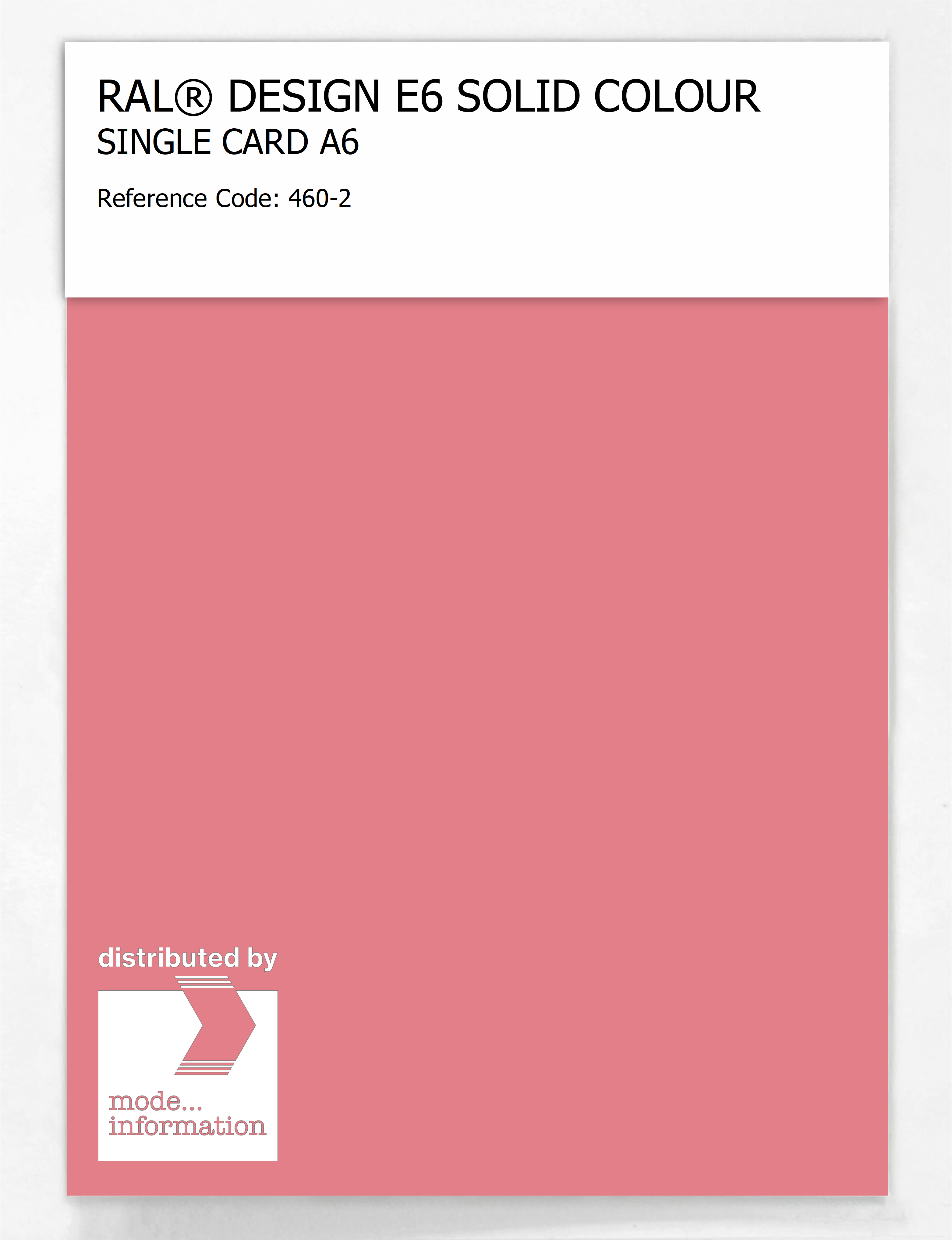 Product image 1 of the product “RAL® EFFECT E6 SINGLE SHEET 400 SERIES A6 460-2 ”