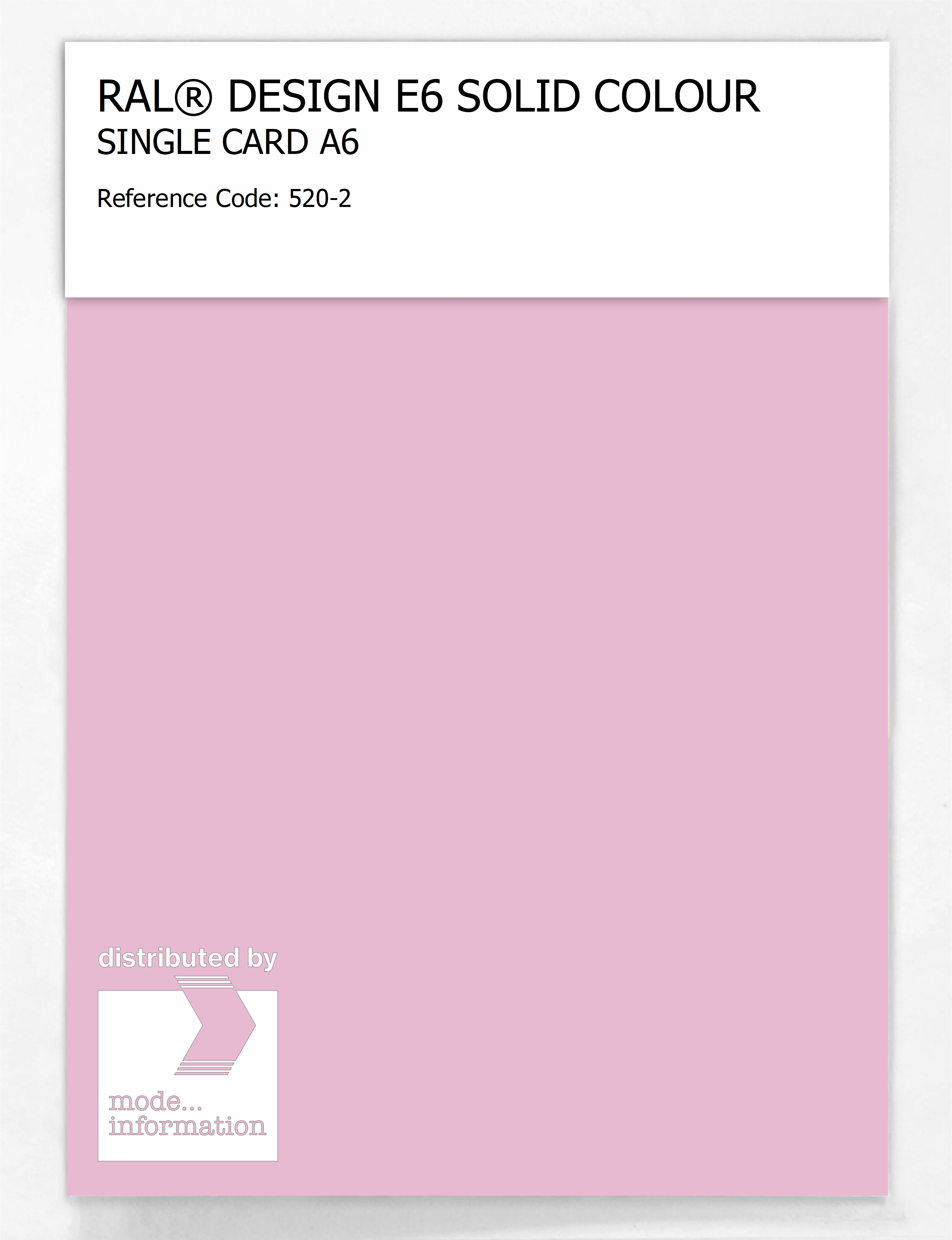 Artikelbild 1 des Artikels “RAL® EFFECT E6 SINGLE SHEET 500 SERIES A6 520-2 “