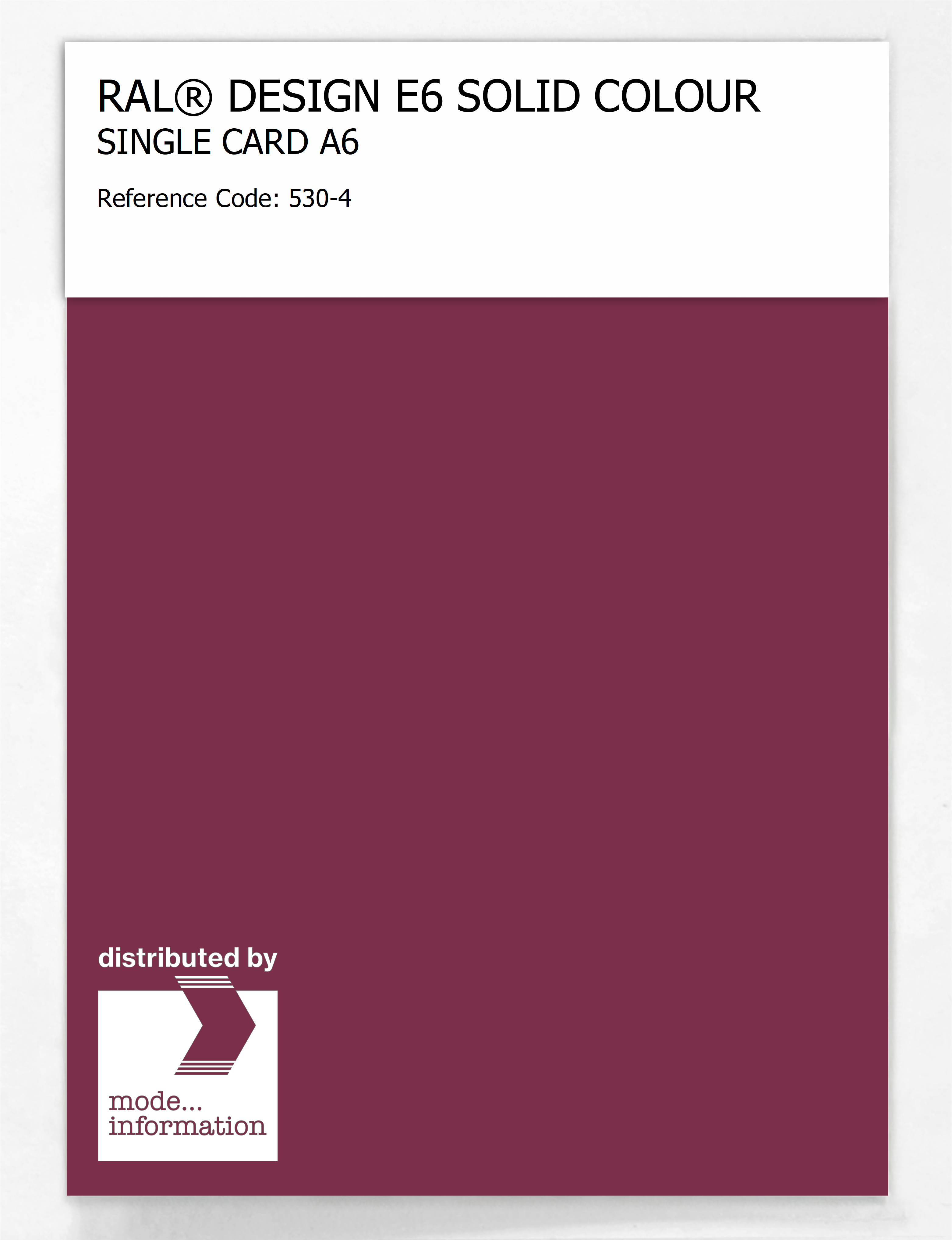 Artikelbild 1 des Artikels “RAL® EFFECT E6 SINGLE SHEET 500 SERIES A6 530-4 “