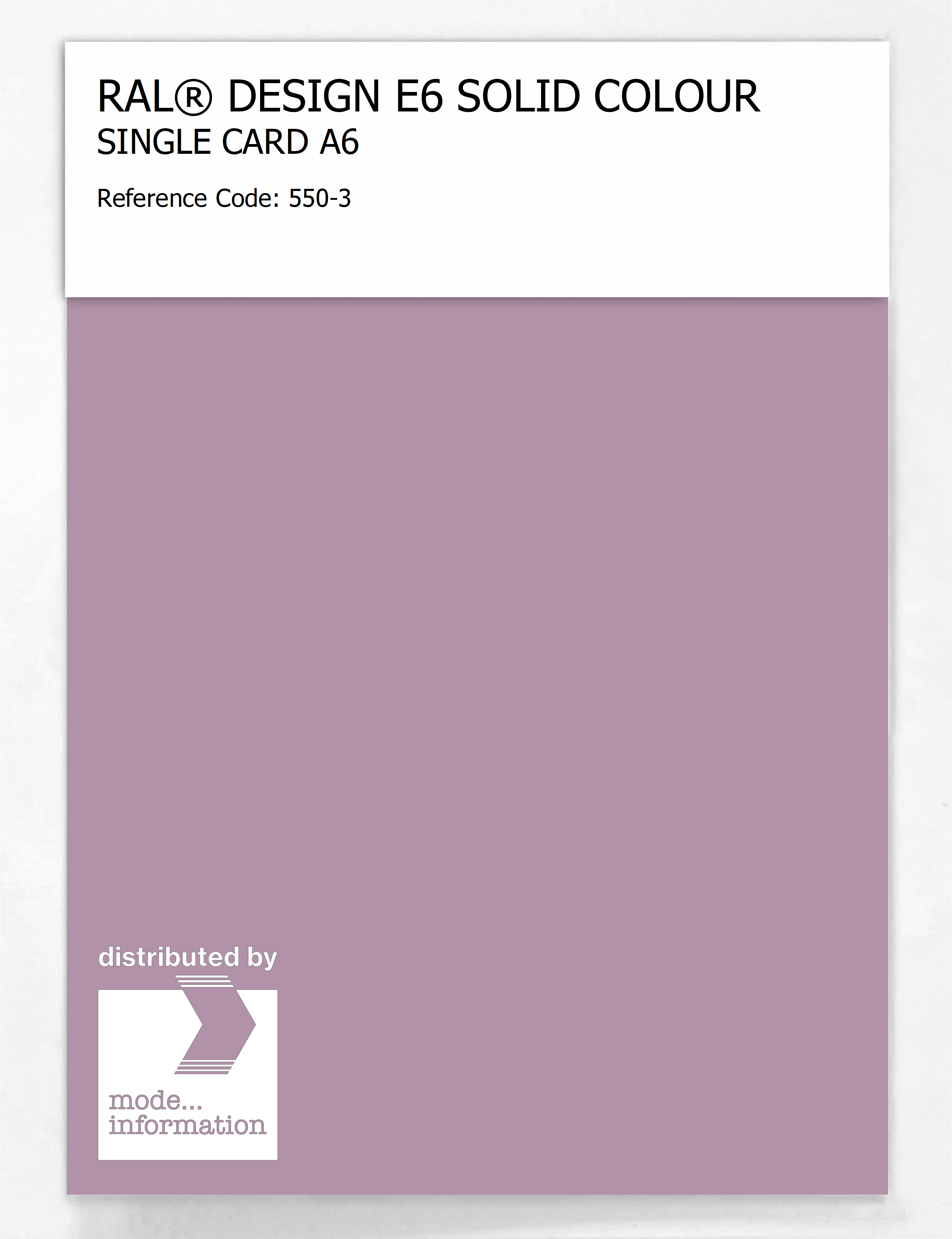 Artikelbild 1 des Artikels “RAL® EFFECT E6 SINGLE SHEET 500 SERIES A6 550-3 “