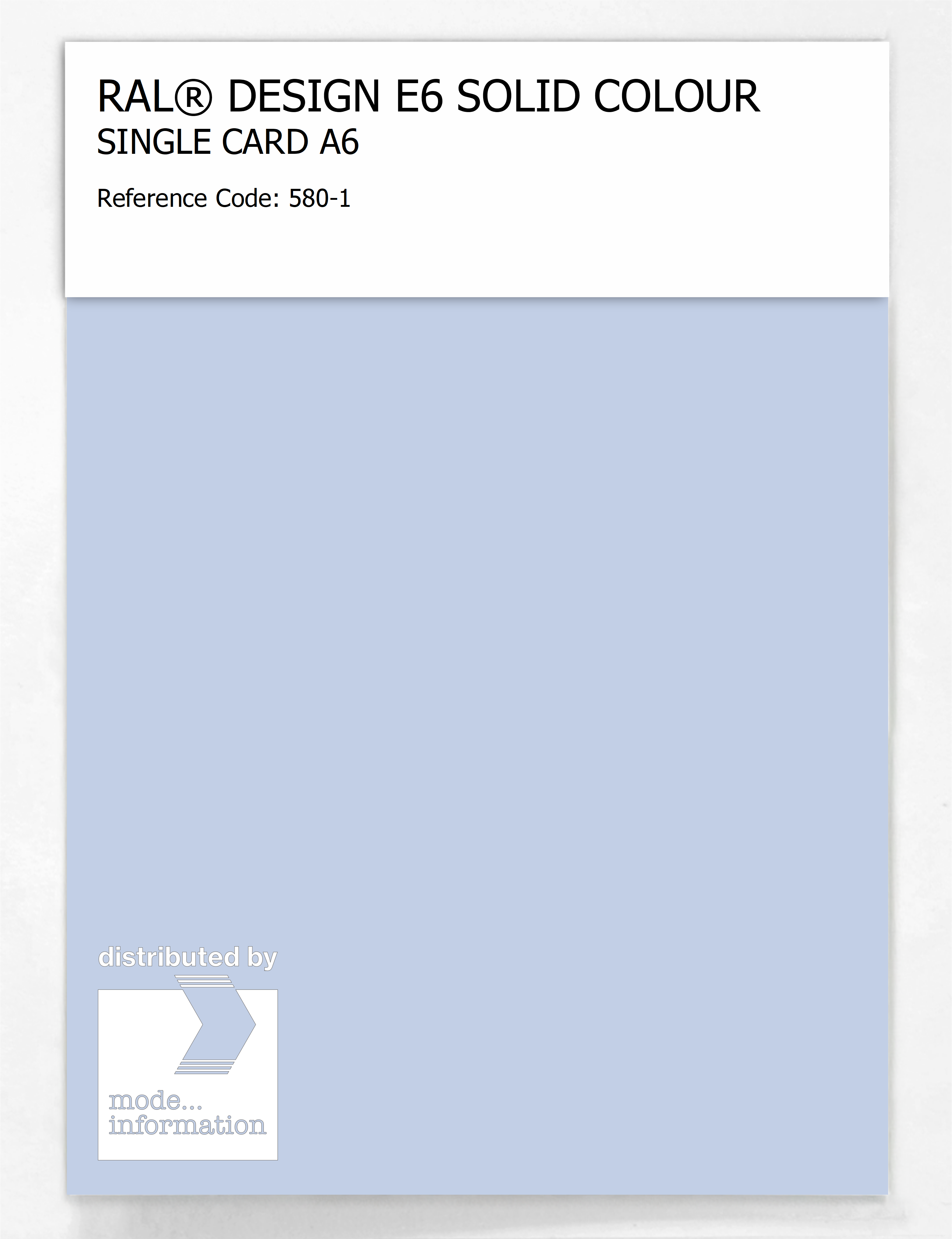 Artikelbild 1 des Artikels “RAL® EFFECT E6 SINGLE SHEET 500 SERIES A6 580-1 “