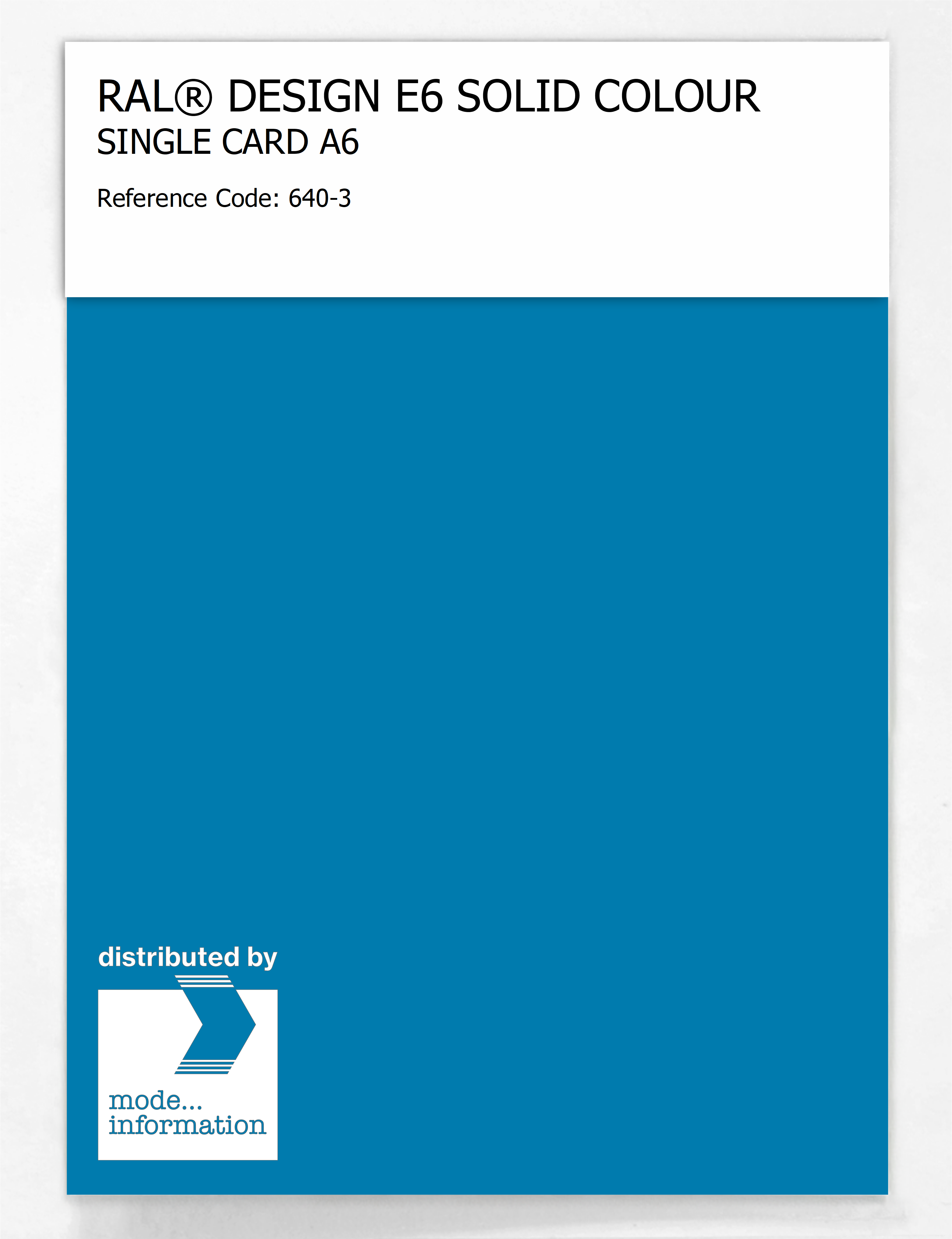 Artikelbild 1 des Artikels “RAL® EFFECT E6 SINGLE SHEET 600 SERIES A6 640-3 “