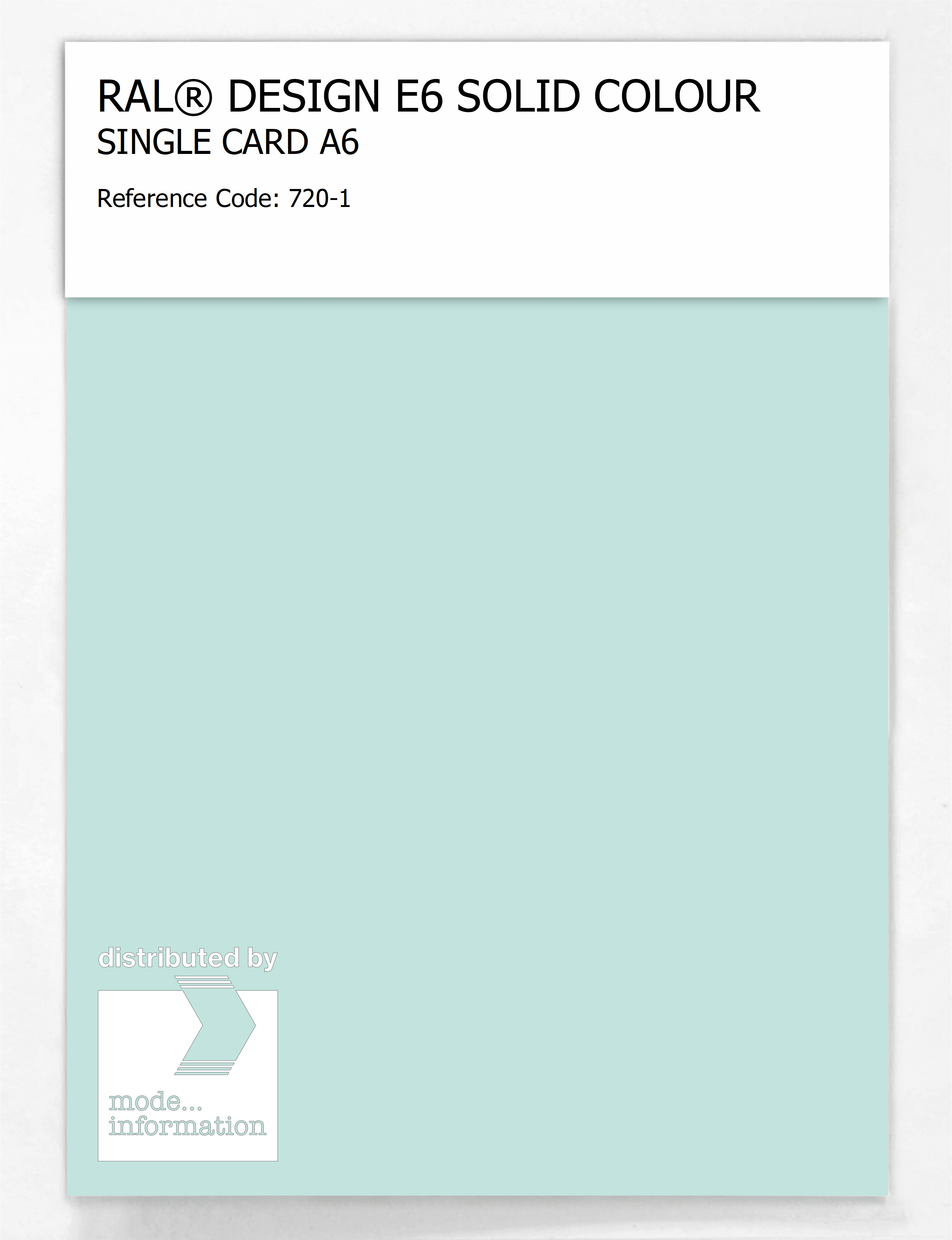 Artikelbild 1 des Artikels “RAL® EFFECT E6 SINGLE SHEET 700 SERIES A6 720-1 “