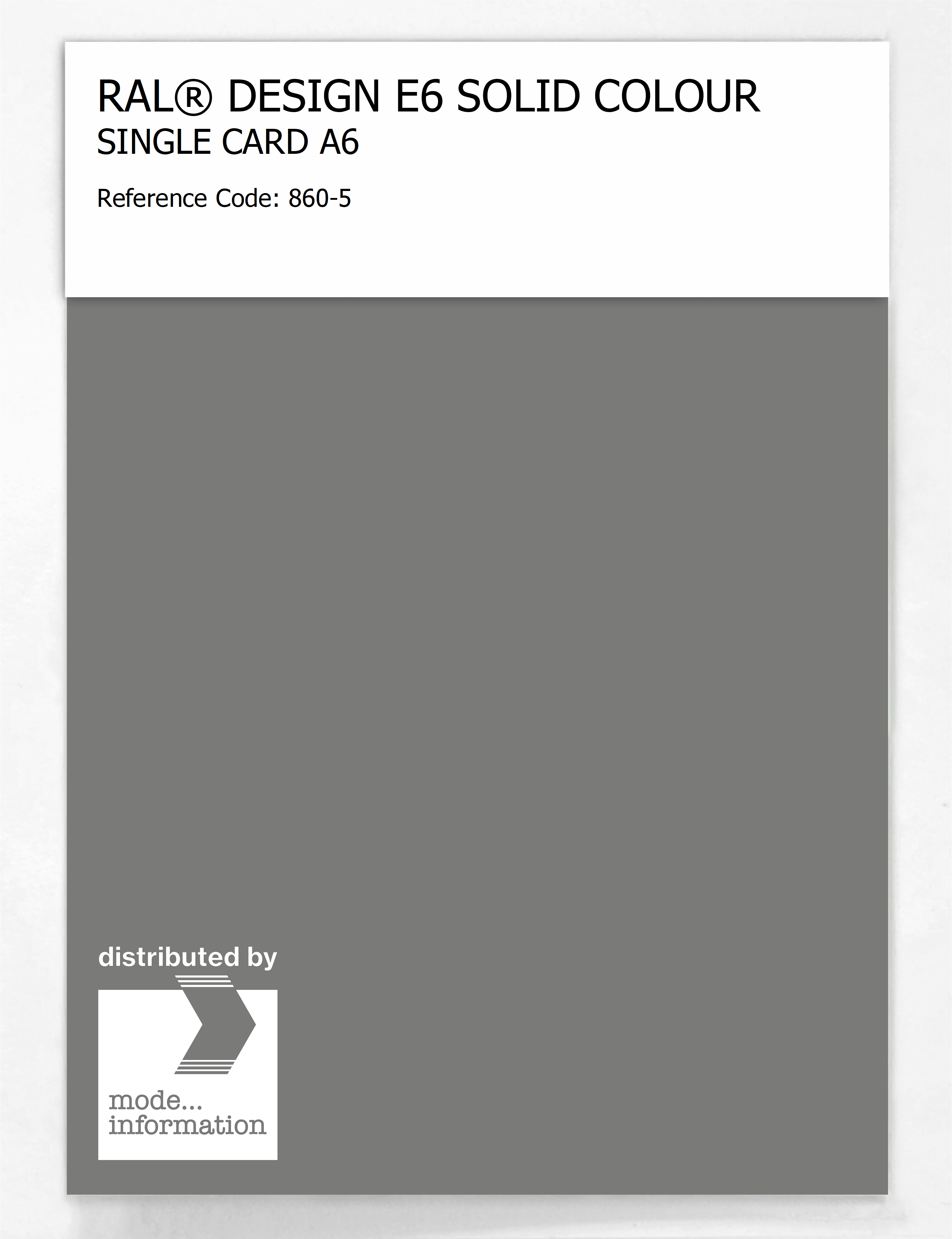 Artikelbild 1 des Artikels “RAL® EFFECT E6 SINGLE SHEET 800 SERIES A6 860-5 “
