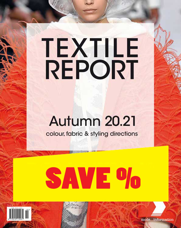 Artikelbild 1 des Artikels “Textile Report no. 3/2019 Autumn 2020/2021 “