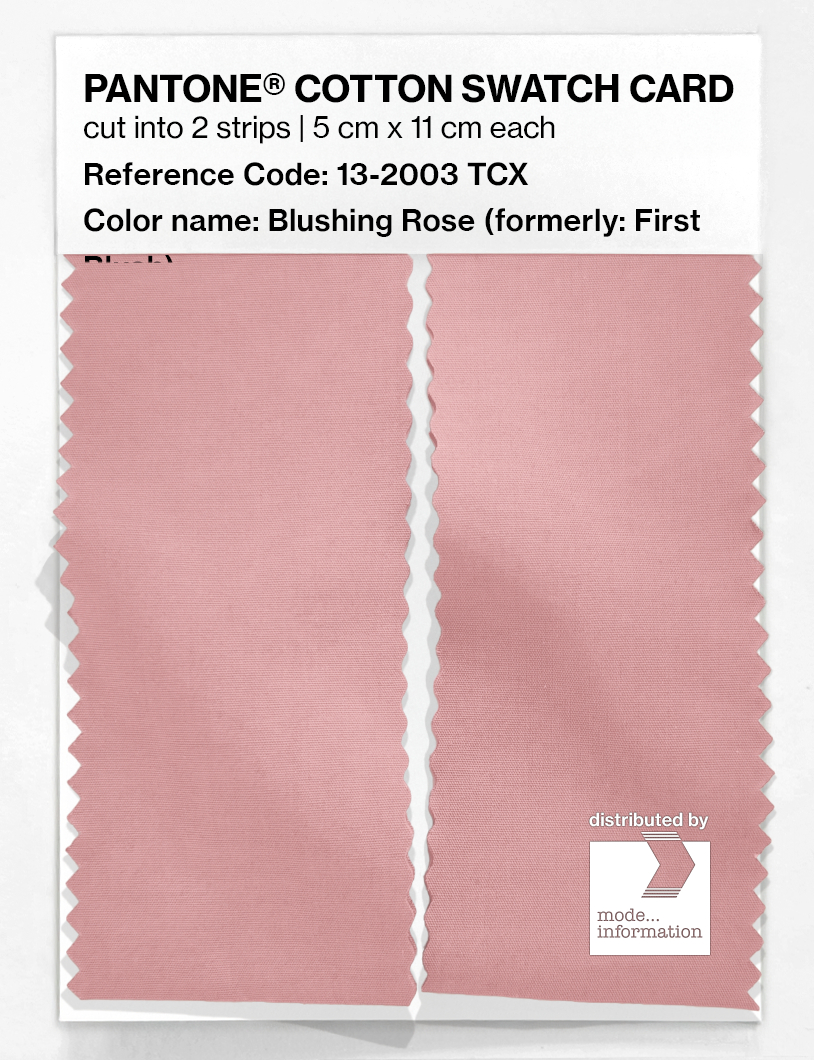 Artikelbild 2 des Artikels “PANTONE® COTTON SWATCH CARD 13-2003 TCX First Blush “