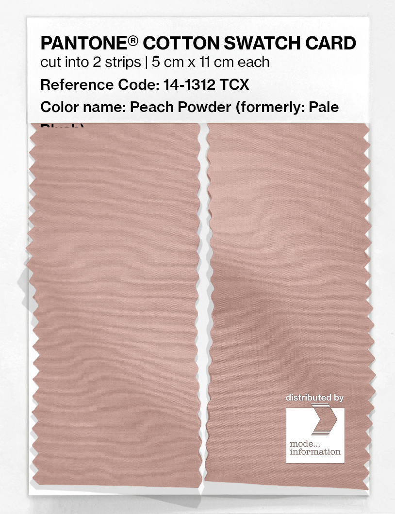 Artikelbild 2 des Artikels “PANTONE® COTTON SWATCH CARD 14-1312 TCX Pale Blush “
