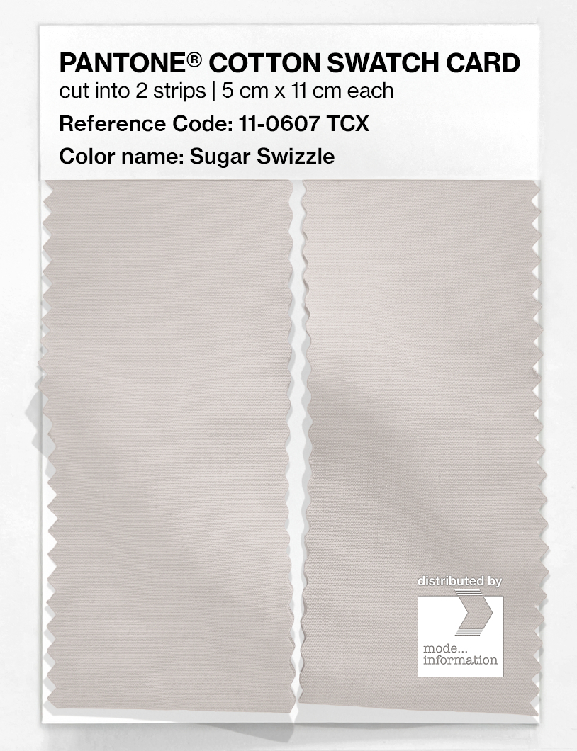 Artikelbild 2 des Artikels “PANTONE® COTTON SWATCH CARD 11-0607 TCX Sugar Swizzle “