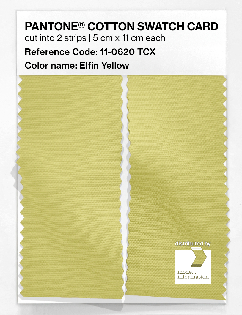 Artikelbild 2 des Artikels “PANTONE® COTTON SWATCH CARD 11-0620 TCX Elfin Yellow “