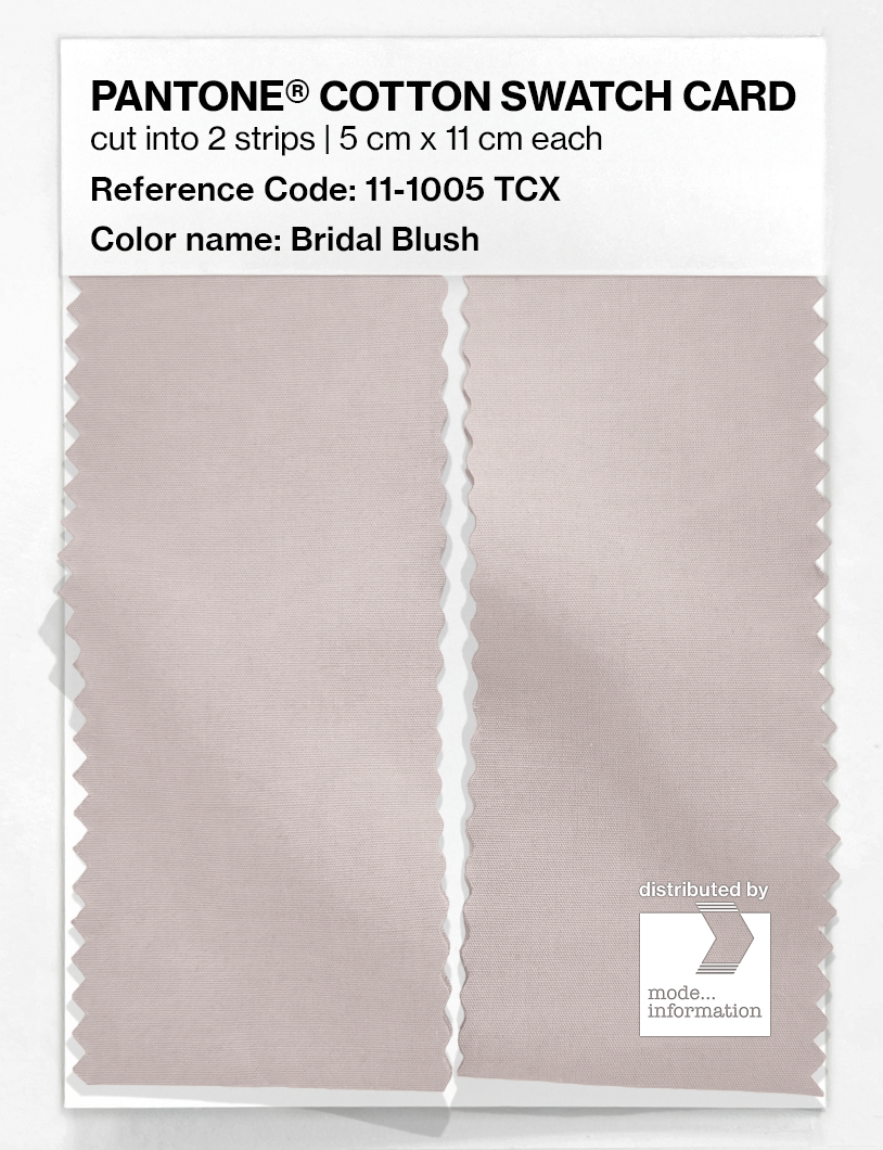 Artikelbild 2 des Artikels “PANTONE® COTTON SWATCH CARD 11-1005 TCX Bridal Blush “