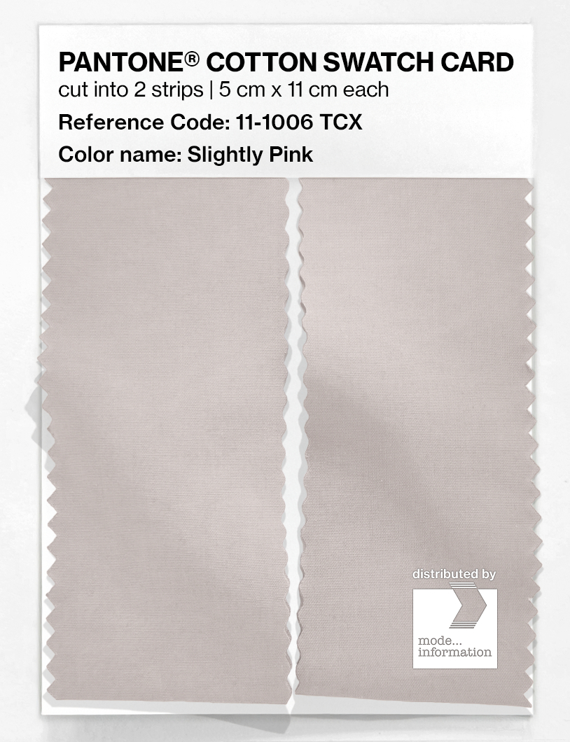 Artikelbild 2 des Artikels “PANTONE® COTTON SWATCH CARD 11-1006 TCX Slightly Pink “