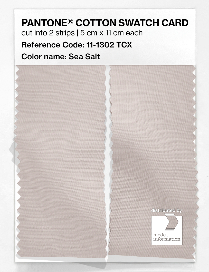 Artikelbild 2 des Artikels “PANTONE® COTTON SWATCH CARD 11-1302 TCX Sea Salt “