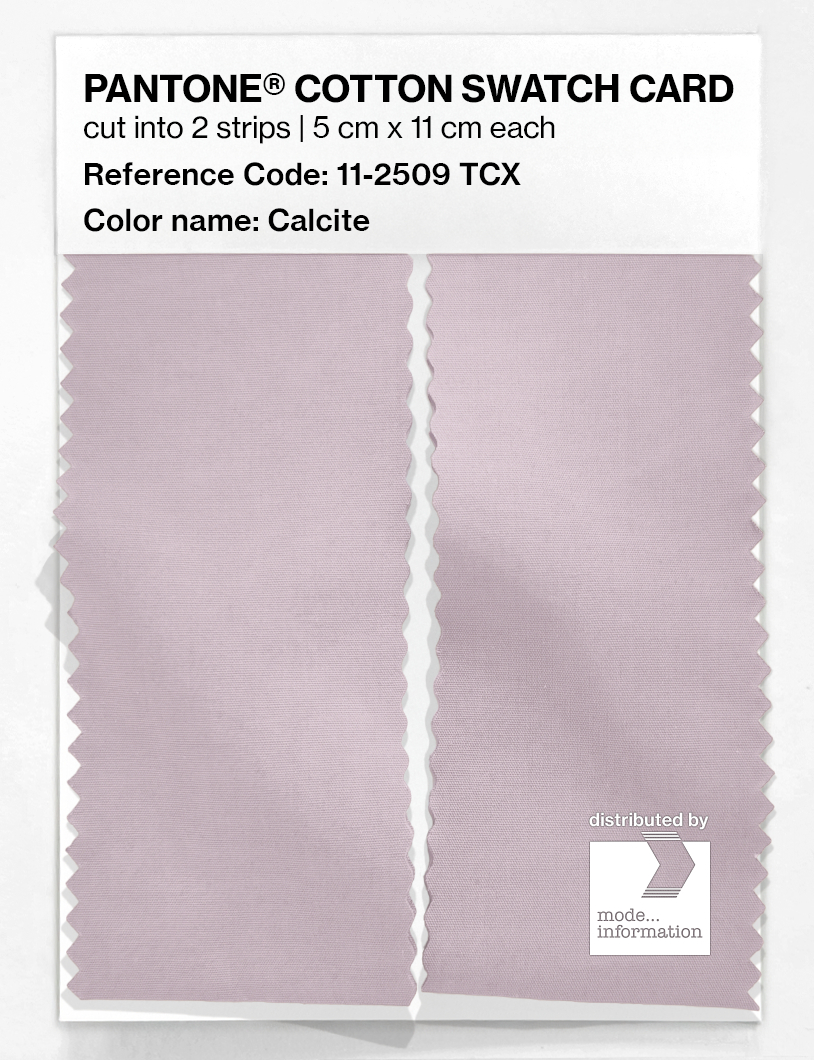 Product image 2 of the product “PANTONE® COTTON SWATCH CARD 11-2509 TCX Calcite ”