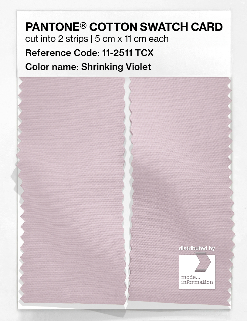 Artikelbild 2 des Artikels “PANTONE® COTTON SWATCH CARD 11-2511 TCX Shrinking Violet “