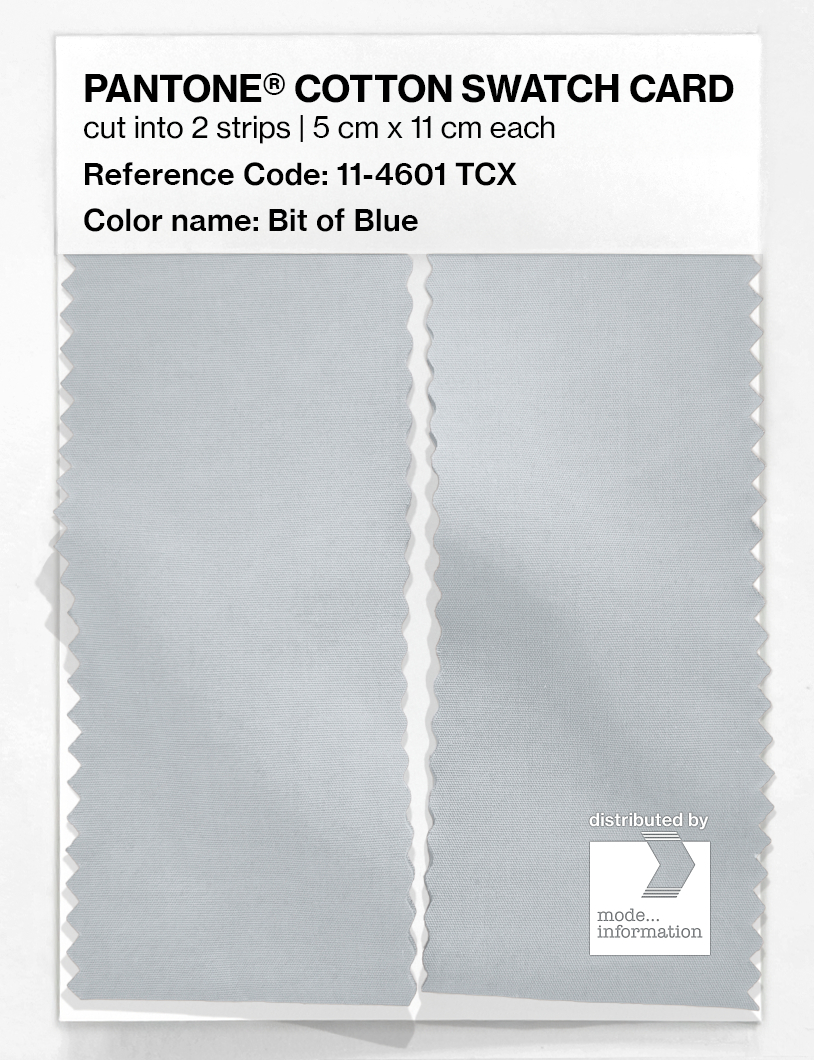 Product image 2 of the product “PANTONE® COTTON SWATCH CARD 11-4601 TCX Bit of Blue ”