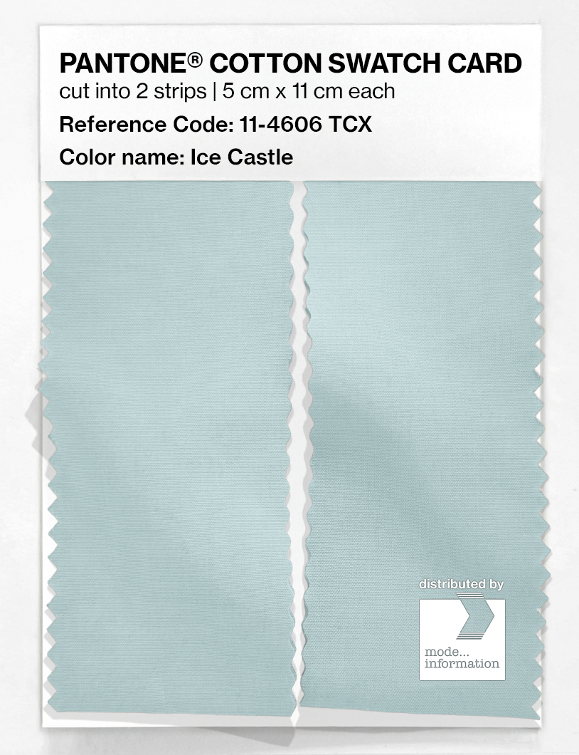 Artikelbild 2 des Artikels “PANTONE® COTTON SWATCH CARD 11-4606 TCX Ice Castle “