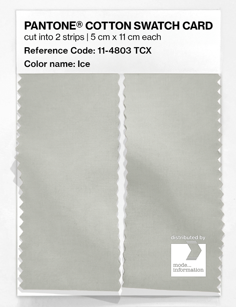 Artikelbild 2 des Artikels “PANTONE® COTTON SWATCH CARD 11-4803 TCX Ice “
