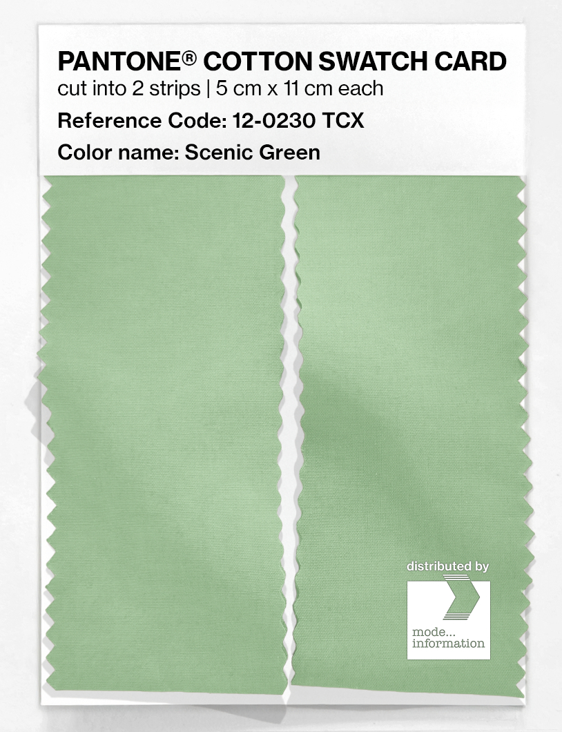 Artikelbild 2 des Artikels “PANTONE® COTTON SWATCH CARD 12-0230 TCX Scenic Green “