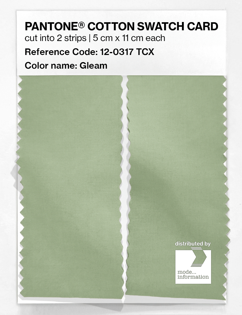 Artikelbild 2 des Artikels “PANTONE® COTTON SWATCH CARD 12-0317 TCX Gleam “