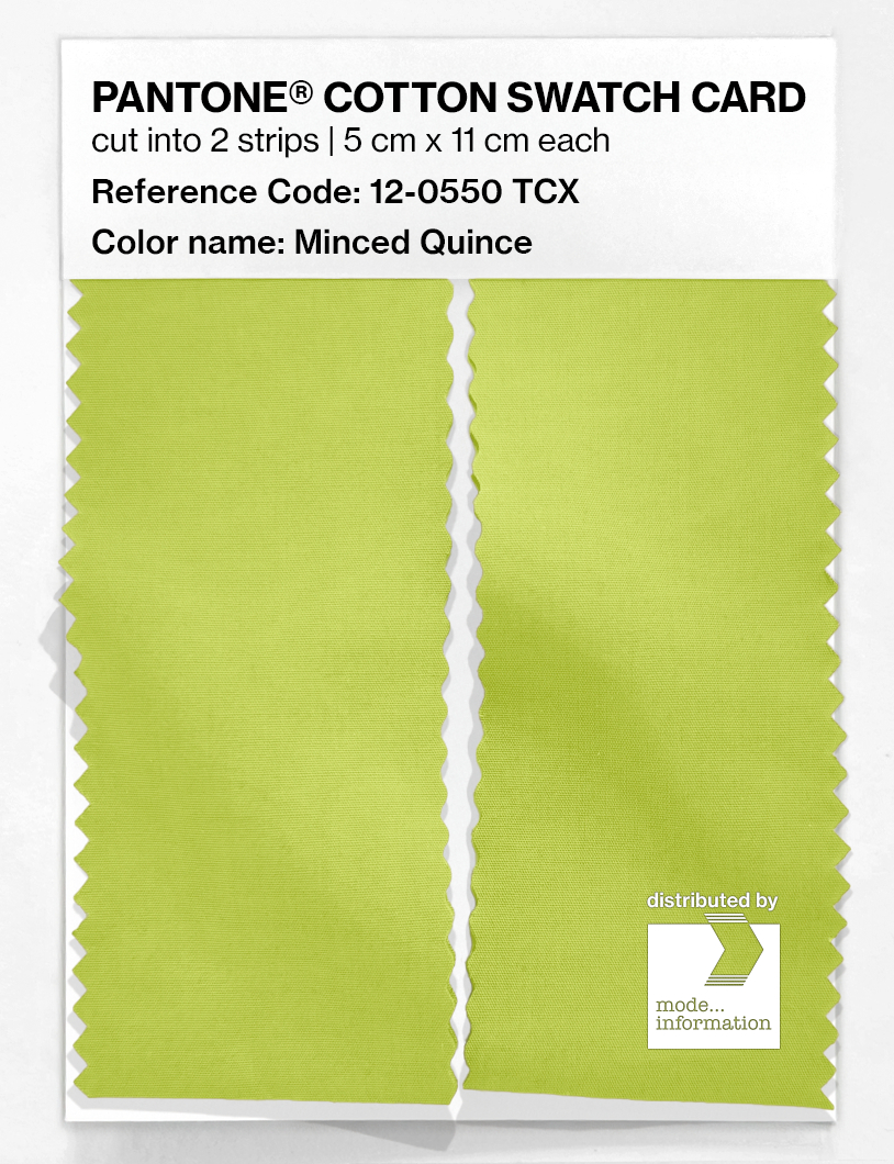 Artikelbild 2 des Artikels “PANTONE® COTTON SWATCH CARD 12-0550 TCX Minced Quince “