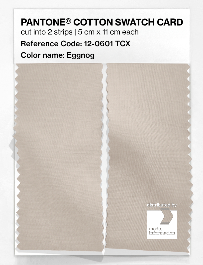 Artikelbild 2 des Artikels “PANTONE® COTTON SWATCH CARD 12-0601 TCX Eggnog “