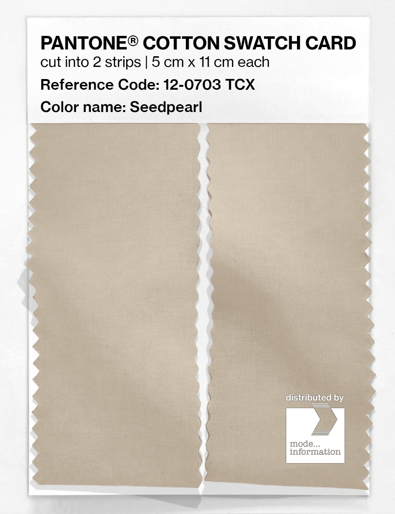 Artikelbild 2 des Artikels “PANTONE® COTTON SWATCH CARD 12-0703 TCX Seedpearl “