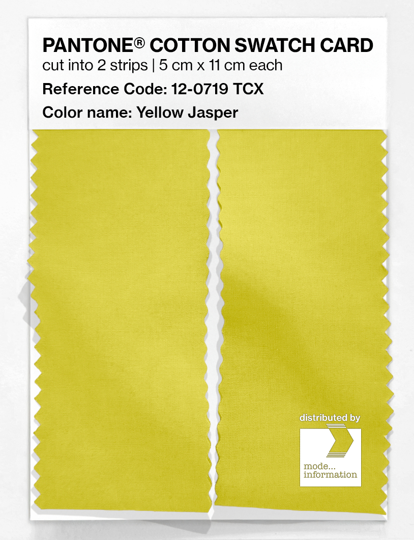 Artikelbild 2 des Artikels “PANTONE® COTTON SWATCH CARD 12-0719 TCX Yellow Jasper “