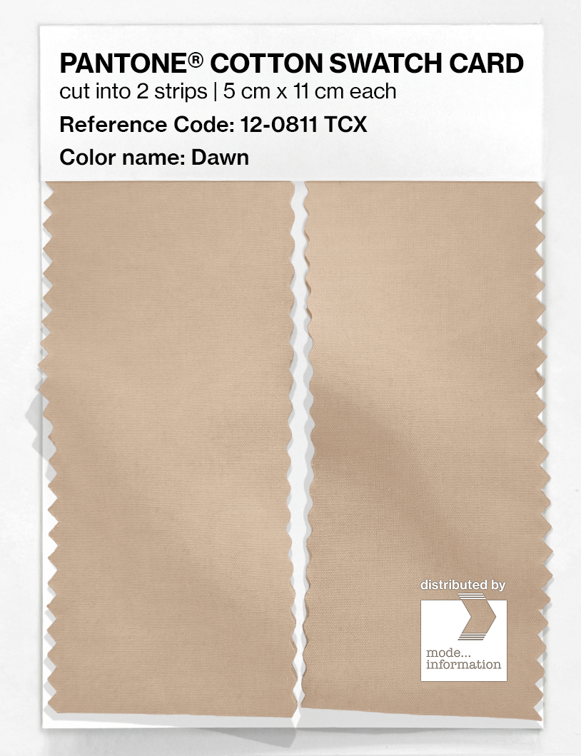 Artikelbild 2 des Artikels “PANTONE® COTTON SWATCH CARD 12-0811 TCX Dawn “