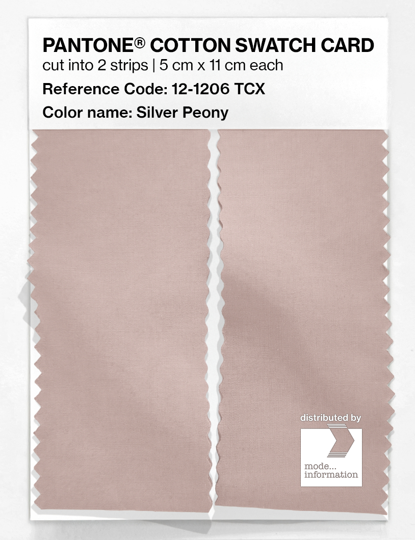 Artikelbild 2 des Artikels “PANTONE® COTTON SWATCH CARD 12-1206 TCX Silver Peony “