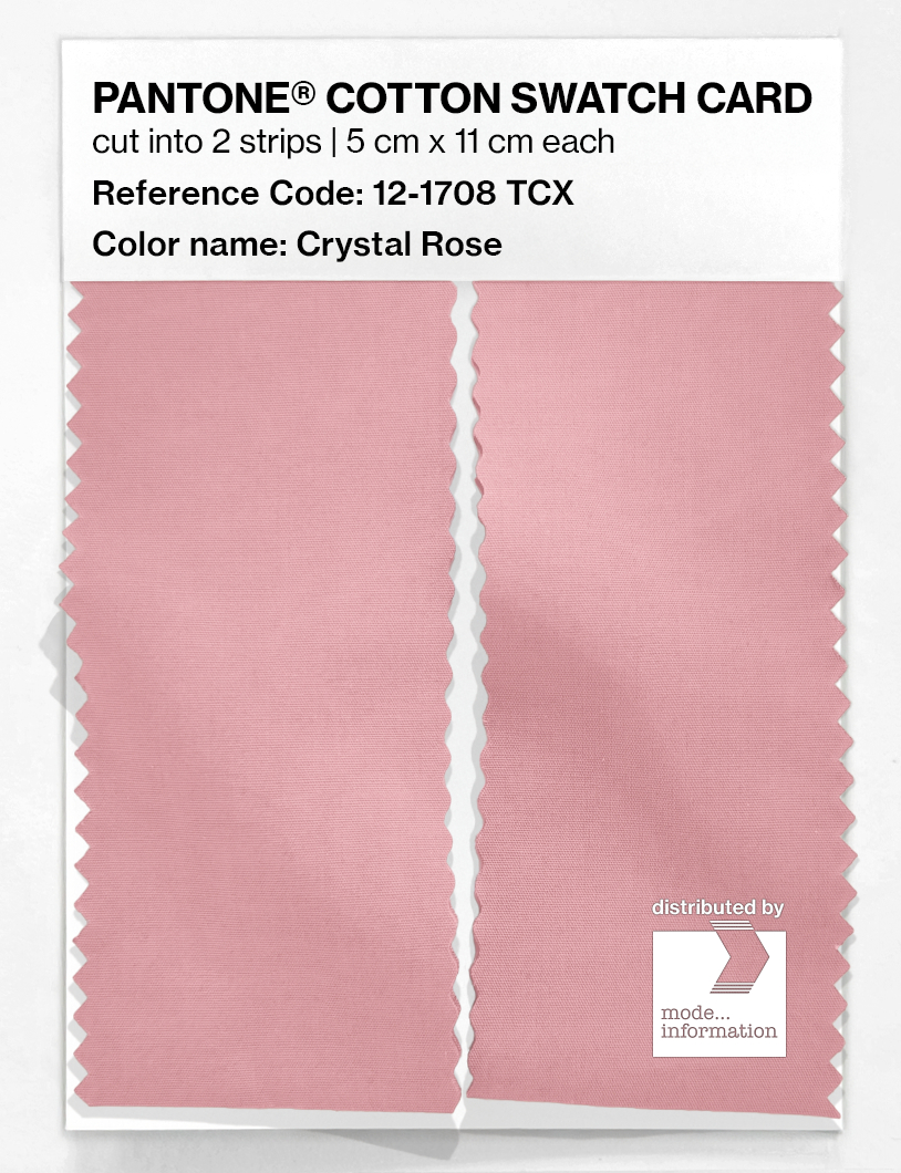 Artikelbild 2 des Artikels “PANTONE® COTTON SWATCH CARD 12-1708 TCX Crystal Rose “