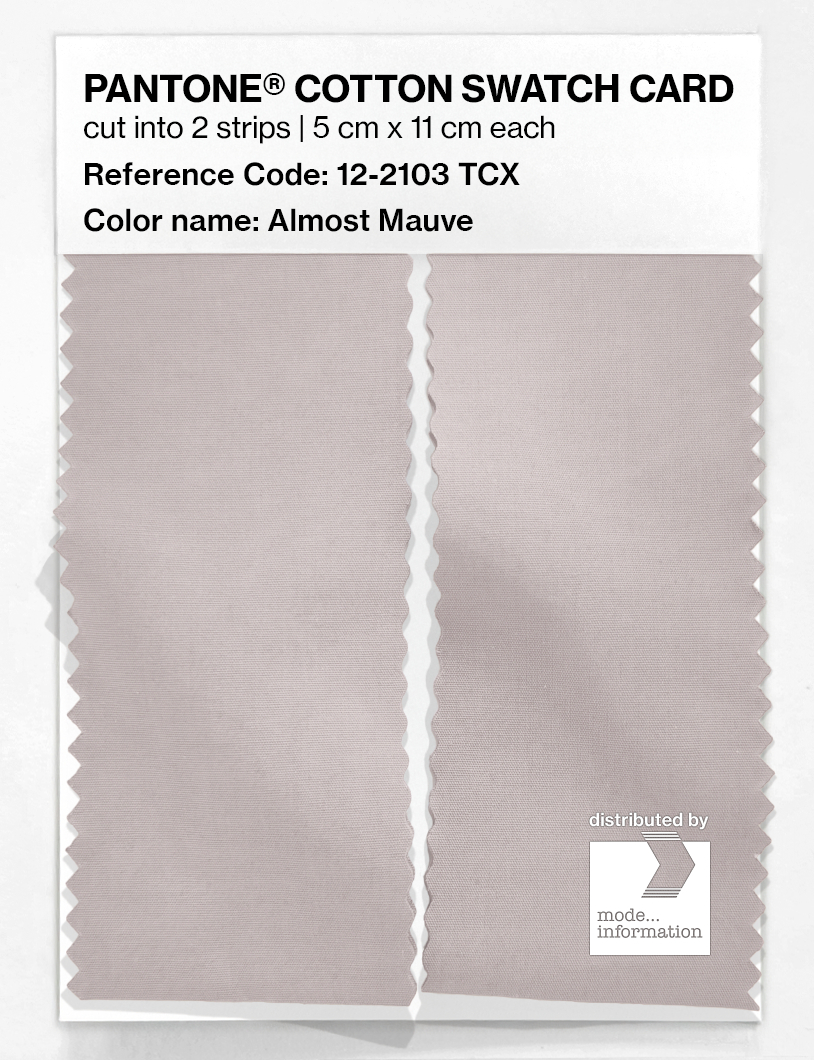 Artikelbild 2 des Artikels “PANTONE® COTTON SWATCH CARD 12-2103 TCX Almost Mauve “