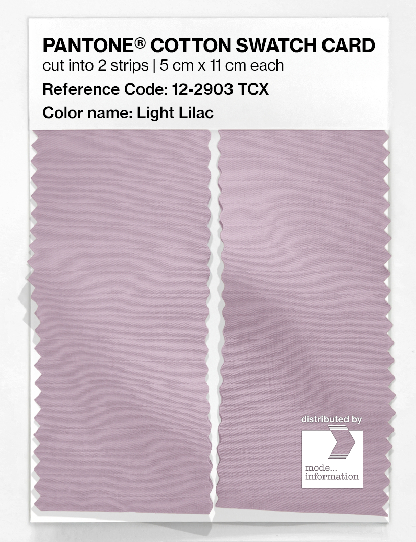 Artikelbild 2 des Artikels “PANTONE® COTTON SWATCH CARD 12-2903 TCX Light Lilac “
