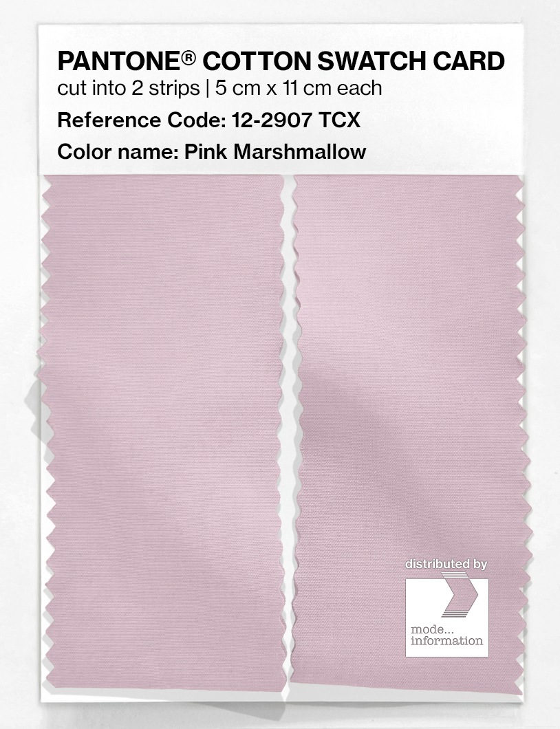 Artikelbild 2 des Artikels “PANTONE® COTTON SWATCH CARD 12-2907 TCX Pink Marshmallow “