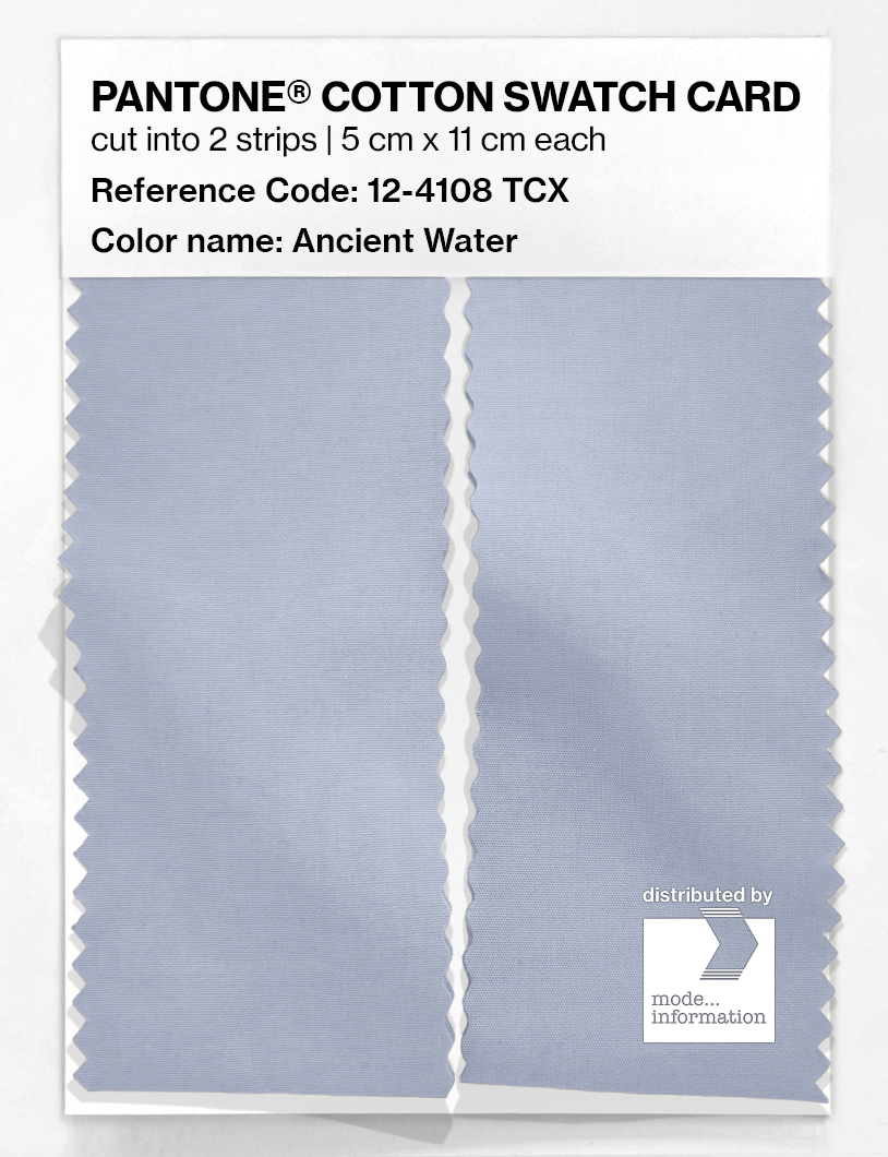 Artikelbild 2 des Artikels “PANTONE® COTTON SWATCH CARD 12-4108 TCX Ancient Water “
