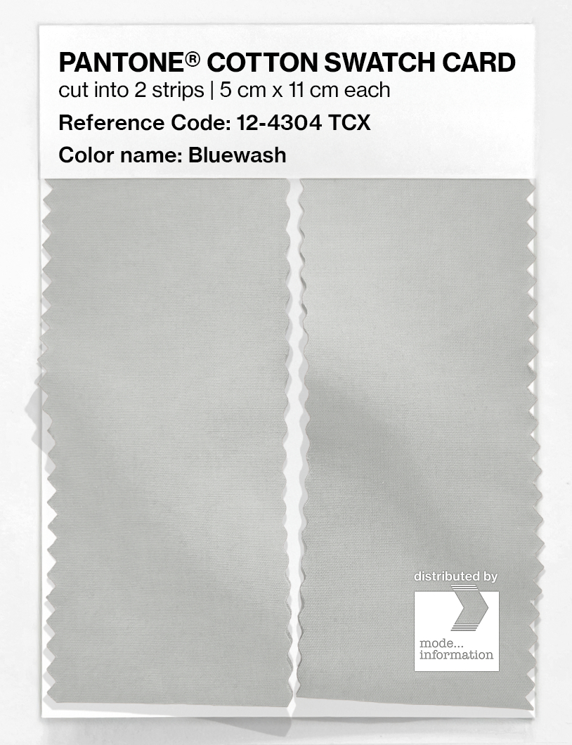 Product image 2 of the product “PANTONE® COTTON SWATCH CARD 12-4304 TCX Bluewash ”
