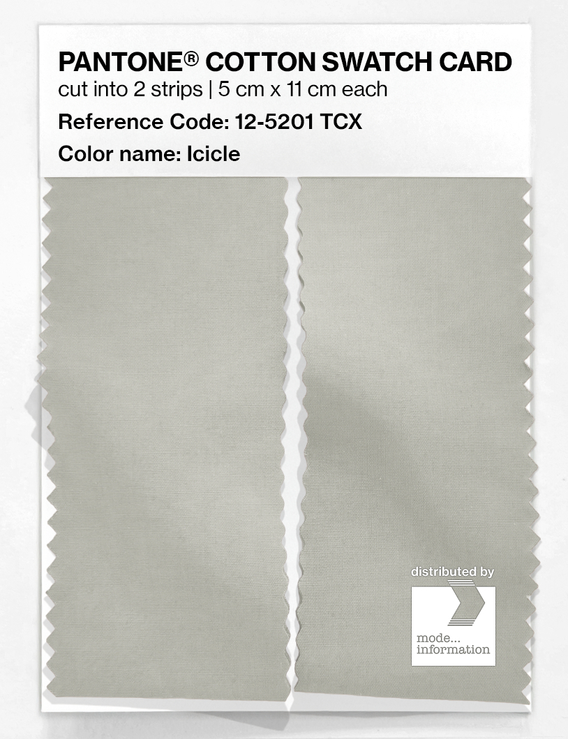Artikelbild 2 des Artikels “PANTONE® COTTON SWATCH CARD 12-5201 TCX Icicle “