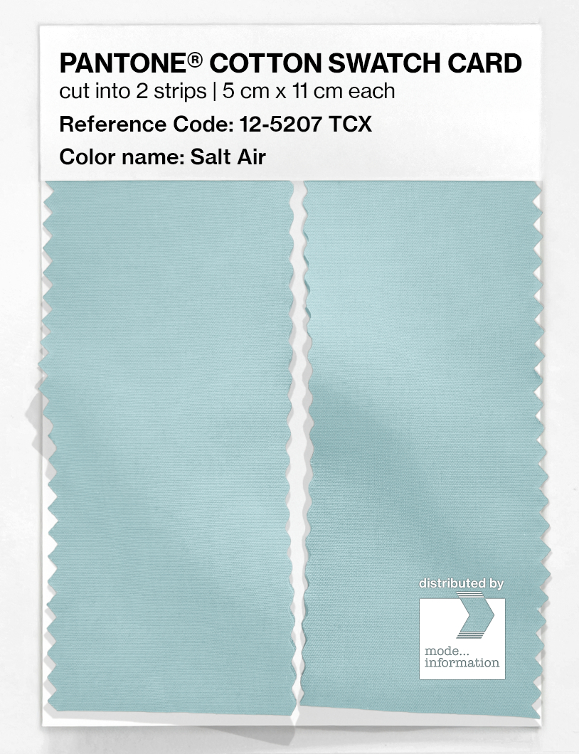 Artikelbild 2 des Artikels “PANTONE® COTTON SWATCH CARD 12-5207 TCX Salt Air “