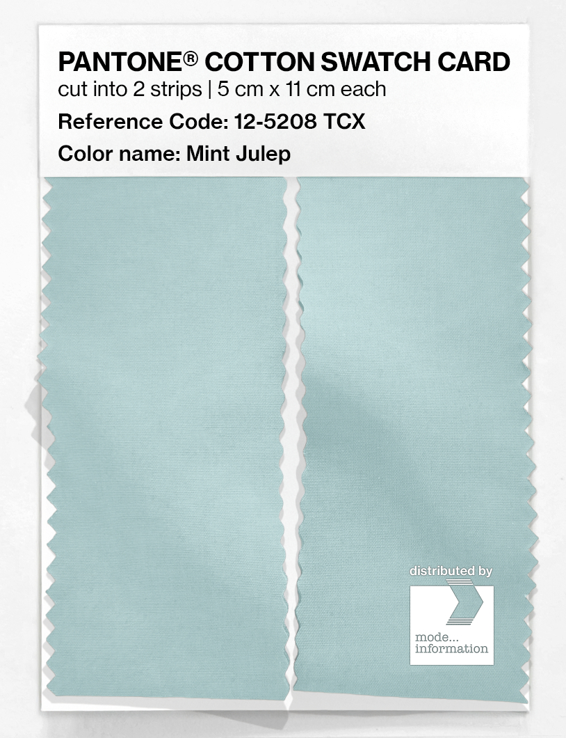Artikelbild 2 des Artikels “PANTONE® COTTON SWATCH CARD 12-5208 TCX Mint Julep “