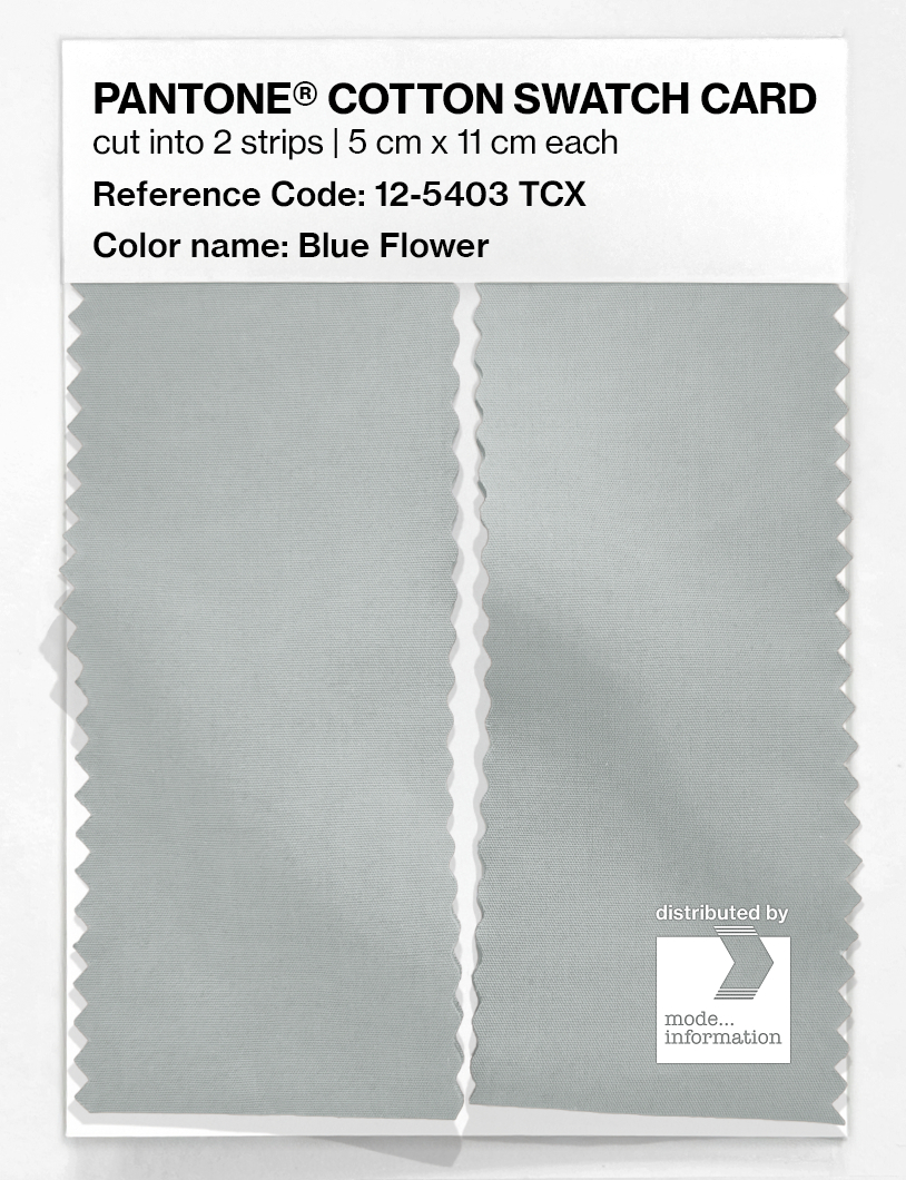 Artikelbild 2 des Artikels “PANTONE® COTTON SWATCH CARD 12-5403 TCX Blue Flower “