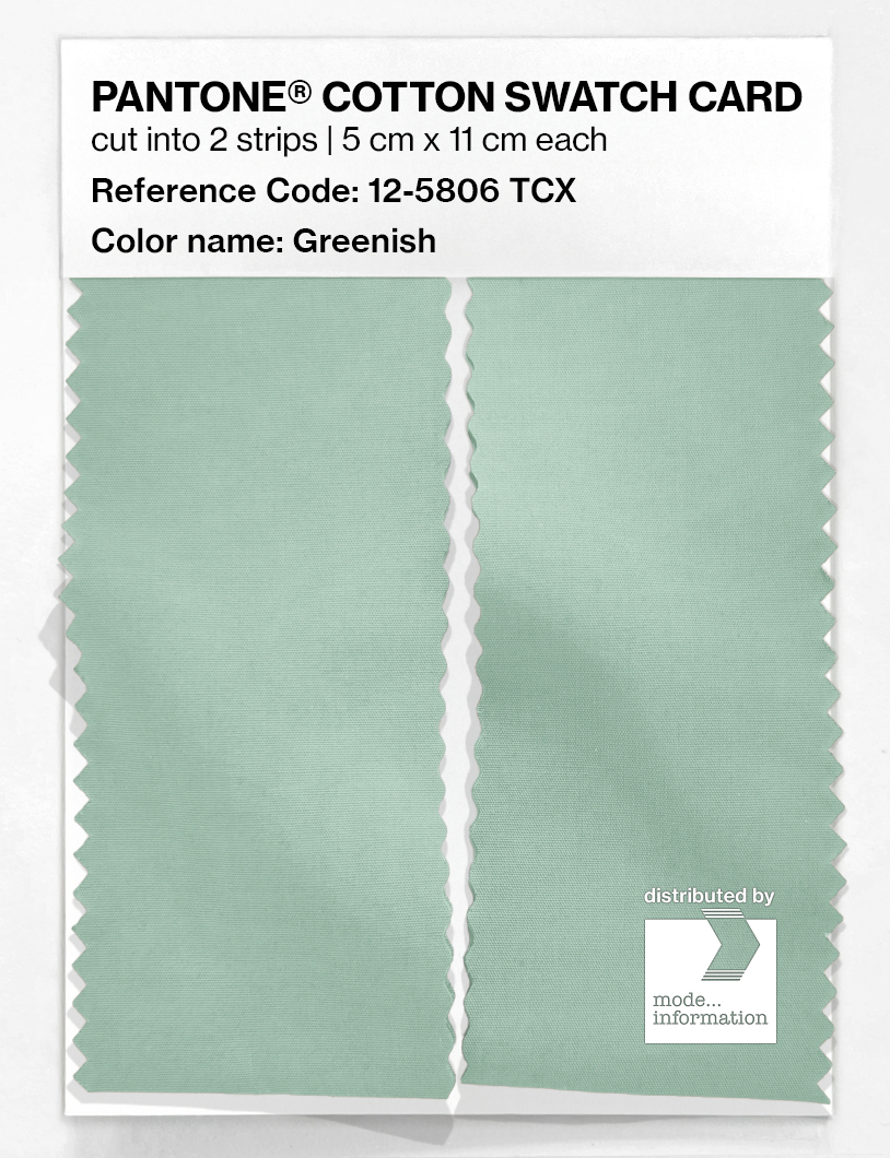 Artikelbild 2 des Artikels “PANTONE® COTTON SWATCH CARD 12-5806 TCX Greenish “
