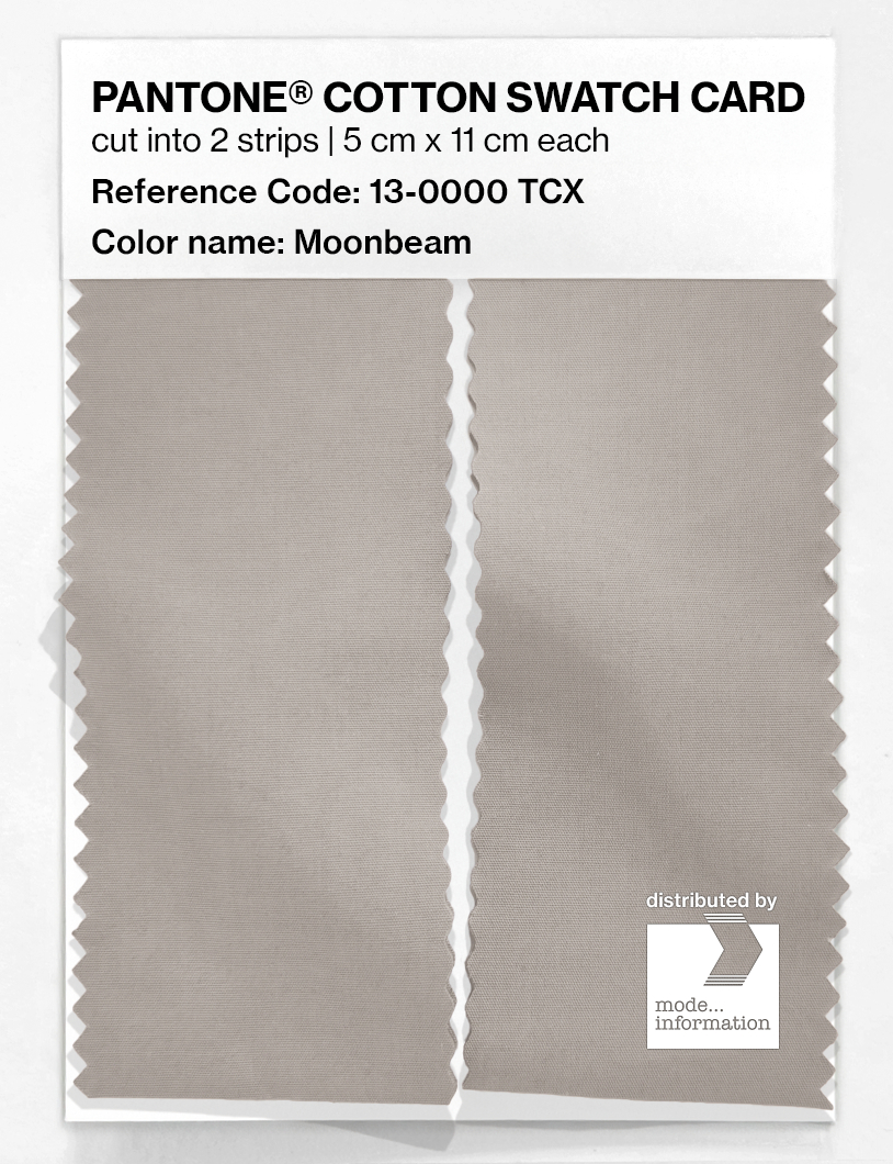 Artikelbild 2 des Artikels “PANTONE® COTTON SWATCH CARD 13-0000 TCX Moonbeam “
