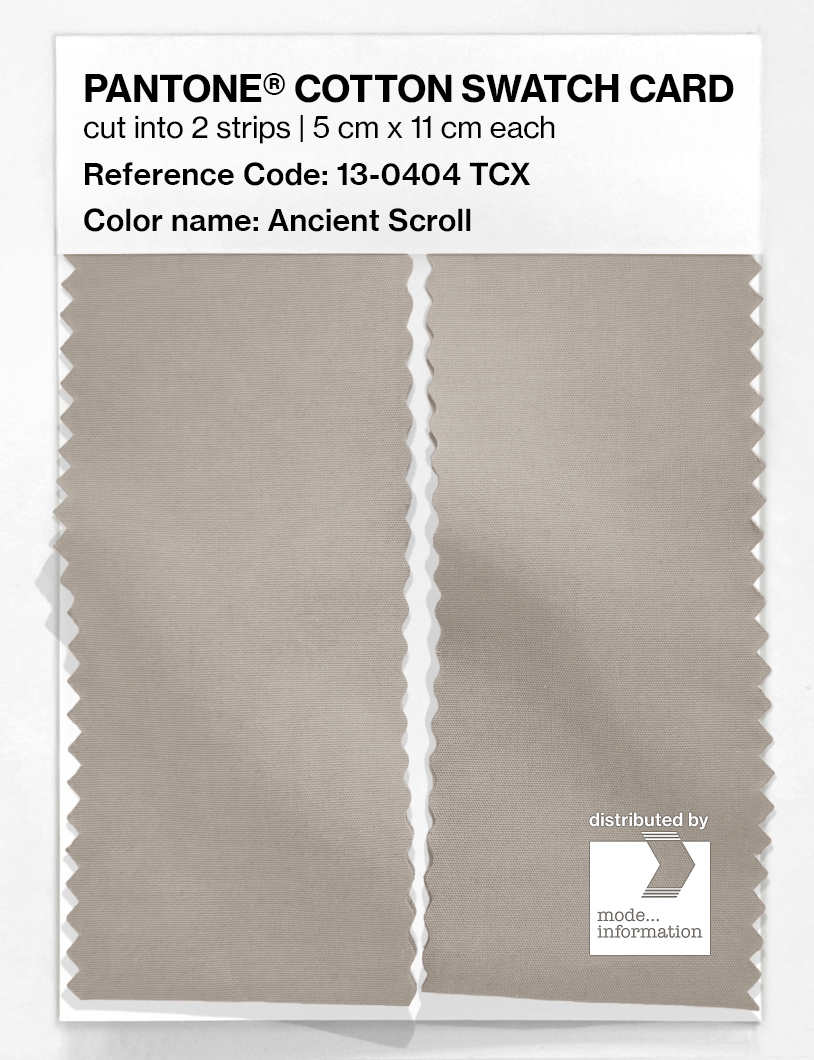 Artikelbild 2 des Artikels “PANTONE® COTTON SWATCH CARD 13-0404 TCX Ancient Scroll “