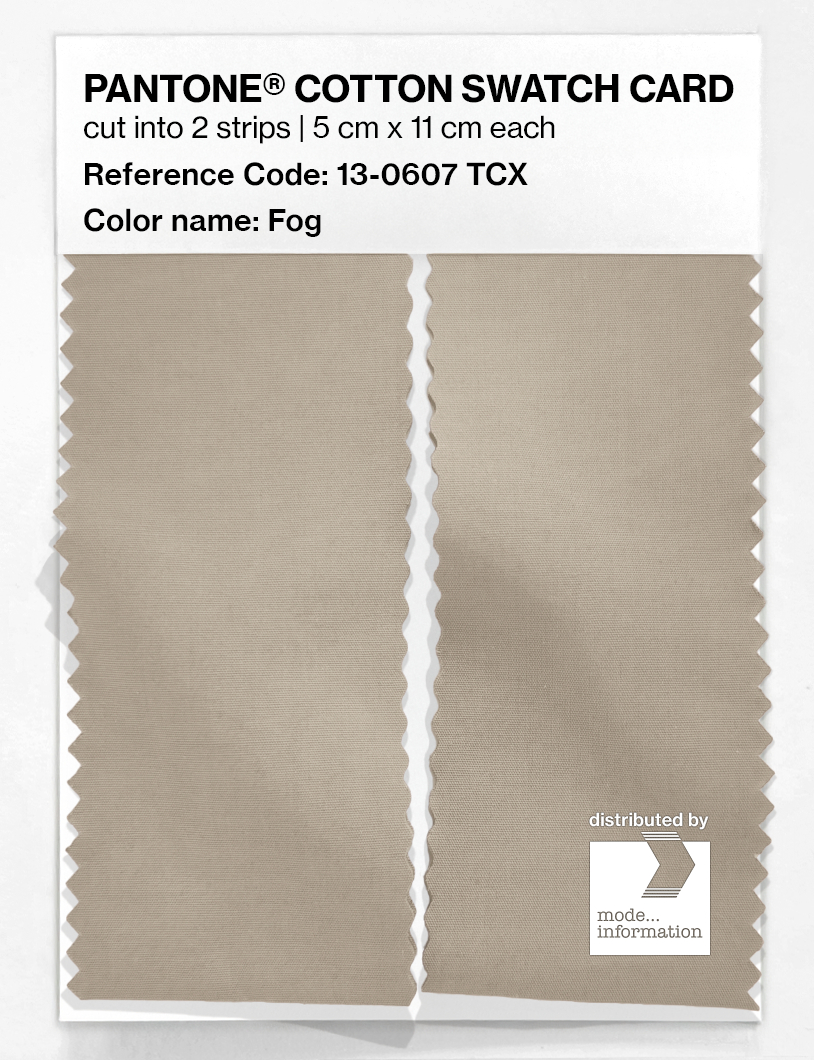 Artikelbild 2 des Artikels “PANTONE® COTTON SWATCH CARD 13-0607 TCX Fog “