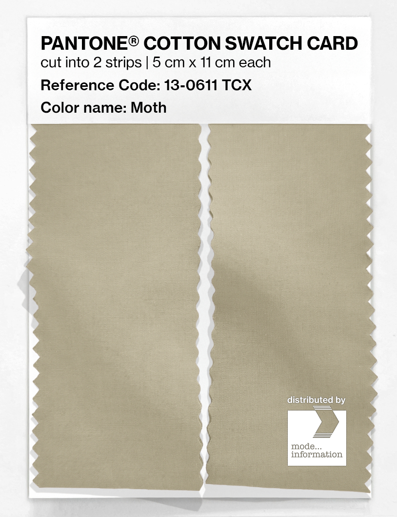 Artikelbild 2 des Artikels “PANTONE® COTTON SWATCH CARD 13-0611 TCX Moth “