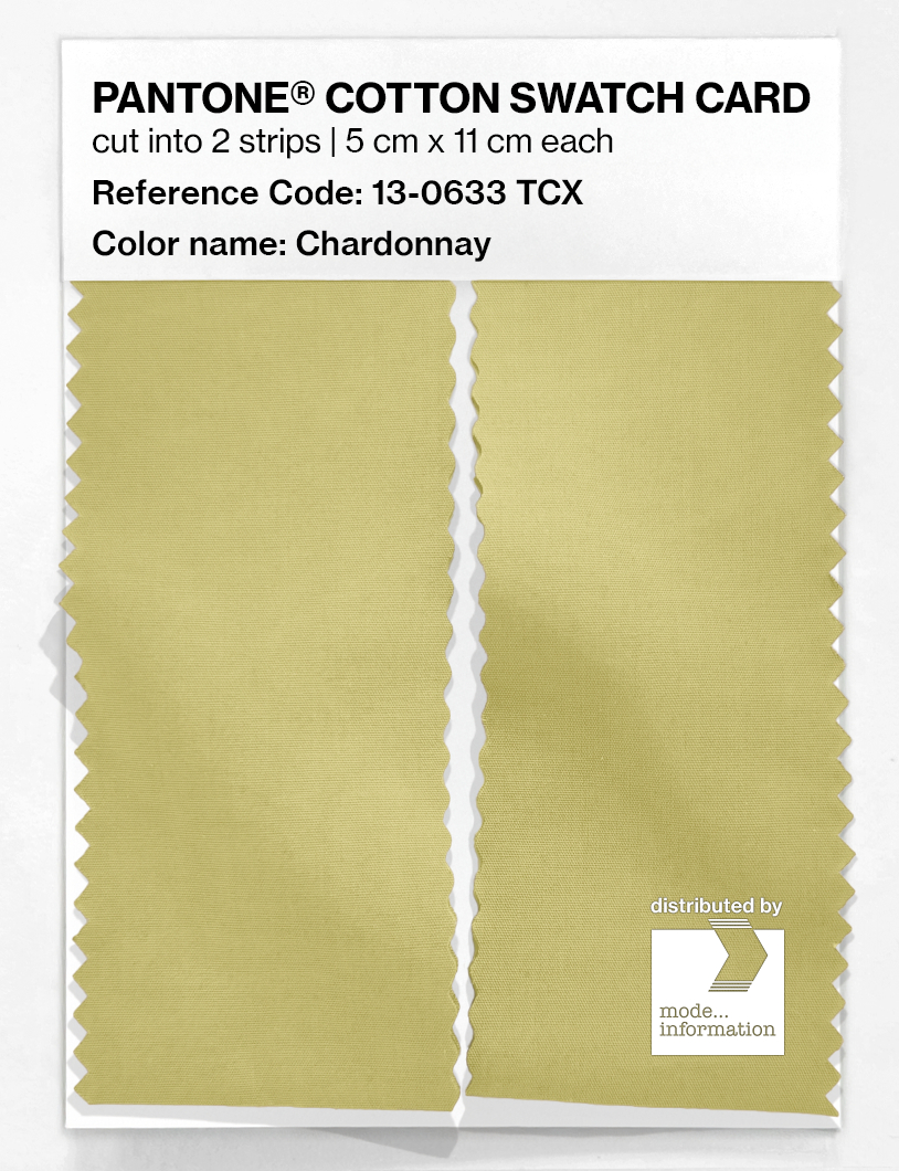 Artikelbild 2 des Artikels “PANTONE® COTTON SWATCH CARD 13-0633 TCX Chardonnay “