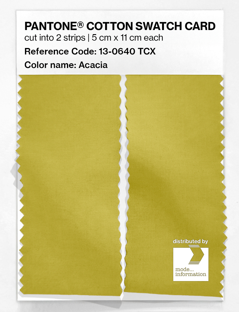 Artikelbild 2 des Artikels “PANTONE® COTTON SWATCH CARD 13-0640 TCX Acacia “