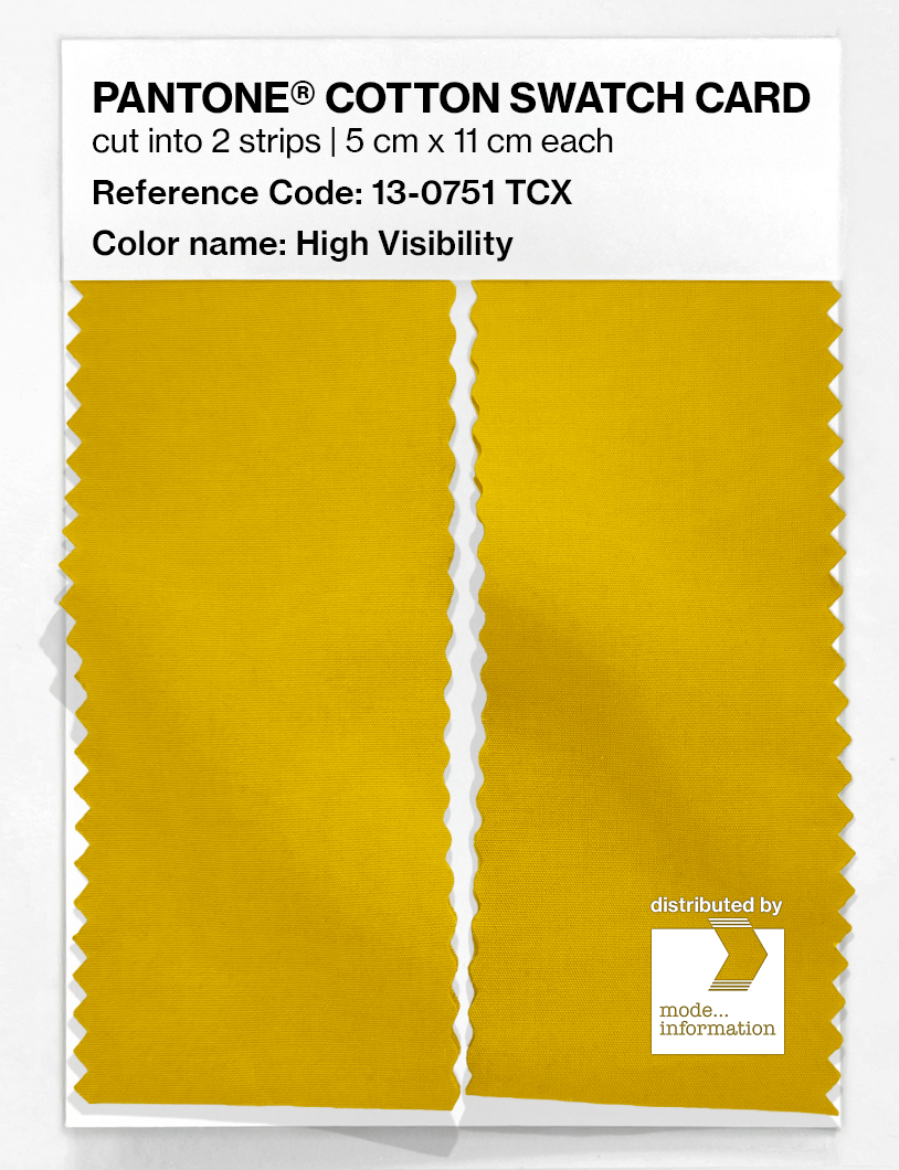 Artikelbild 2 des Artikels “PANTONE® COTTON SWATCH CARD 13-0751 TCX High Visibility “