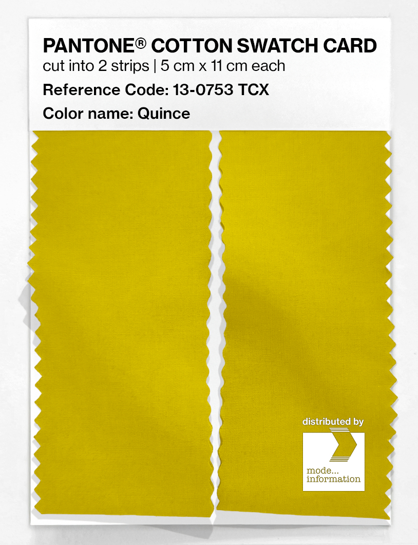 Artikelbild 2 des Artikels “PANTONE® COTTON SWATCH CARD 13-0753 TCX Quince “