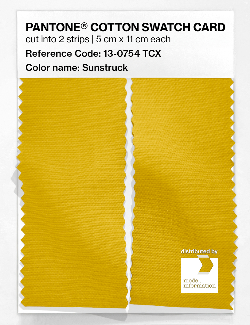 Artikelbild 2 des Artikels “PANTONE® COTTON SWATCH CARD 13-0754 TCX Sunstruck “
