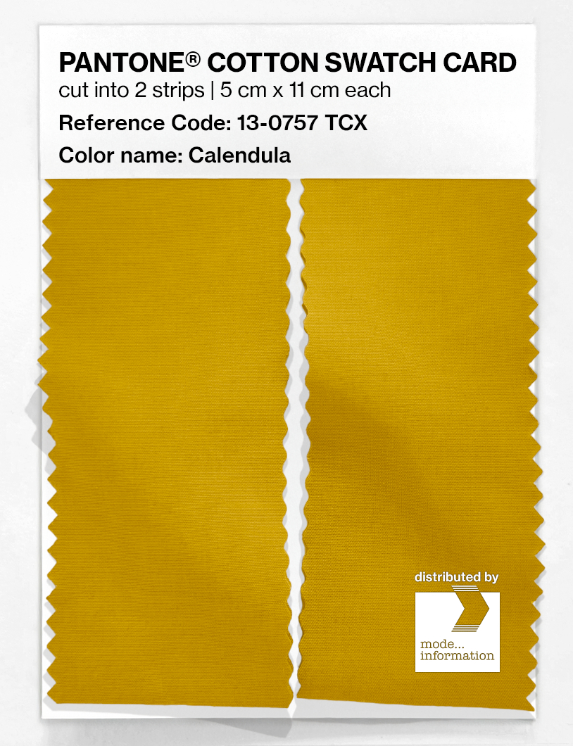 Artikelbild 2 des Artikels “PANTONE® COTTON SWATCH CARD 13-0757 TCX Calendula “